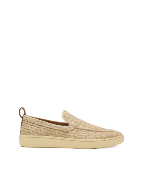 raffia loafers
