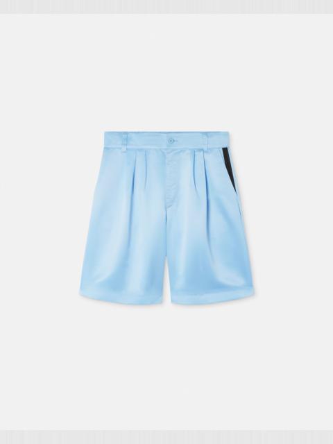 Printed Viscose Bermuda Shorts