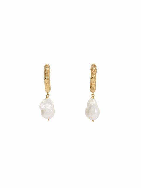 Team Spirit Bamboo & Pearl Earrings