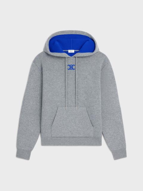 hooded sweater IN cashmere