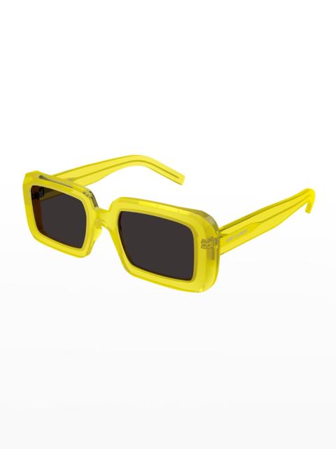 Sunrise Thick Rectangle Acetate Sunglasses