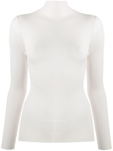 roll-neck fitted jumper