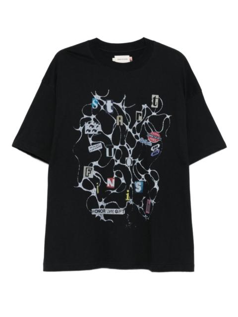 graphic-print crew-neck t-shirt