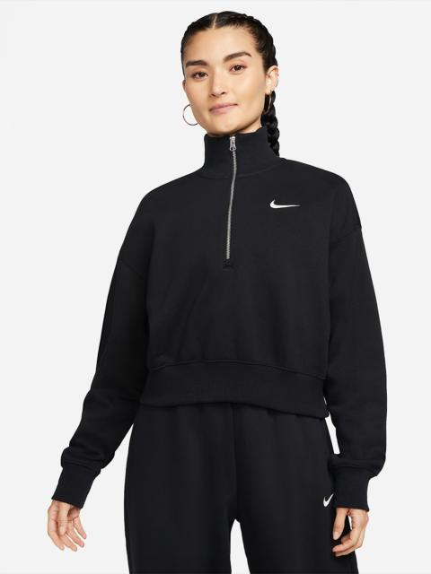 Nike Sportswear Phoenix Fleece Women's 1/2-Zip Cropped Sweatshirt