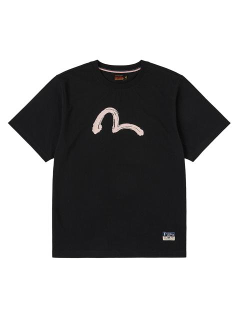 Hand-Brushed Seagull Print T-Shirt