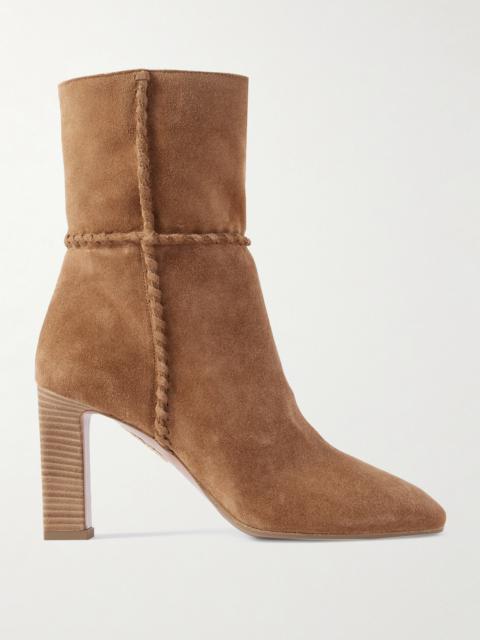 Indy 85 Whipstitched Suede Ankle Boots