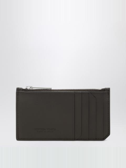 Fondente Intrecciato zip card holder