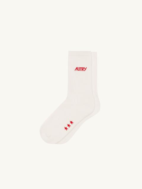 SOCKS WITH JACQUARD LOGO UNISEX