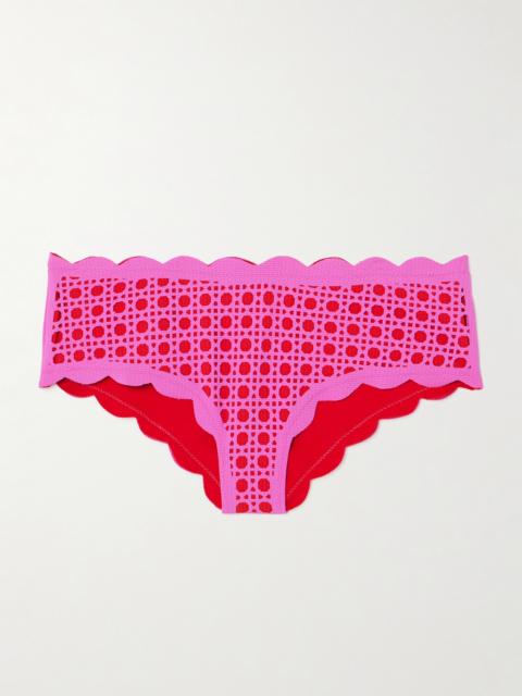 Spring Scalloped Laser-cut Bikini Briefs