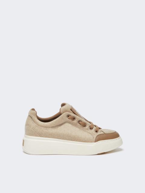 MAXIWS Water-repellent cashmere trainers
