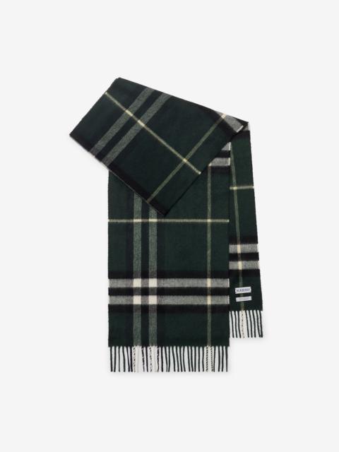 Check Cashmere Scarf