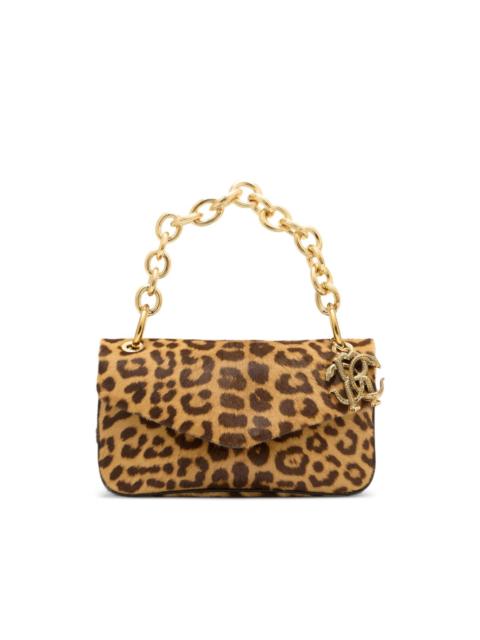 leopard-print chain bag