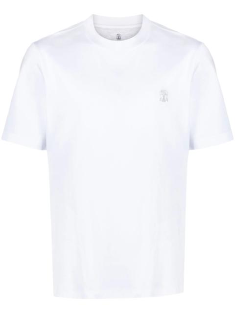 Brunello Cucinelli Logo-print Cotton T-shirt
