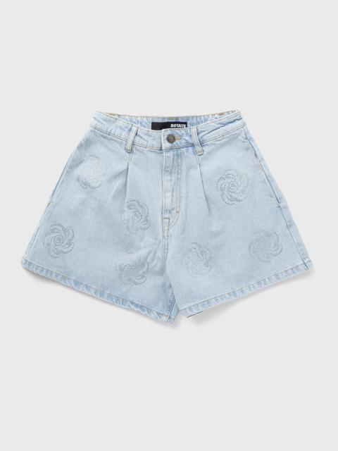 Denim Studs Shorts