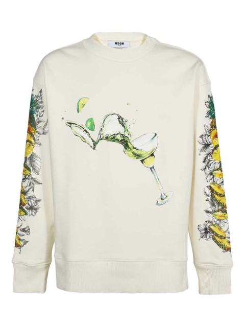 graphic-print sweatshirt