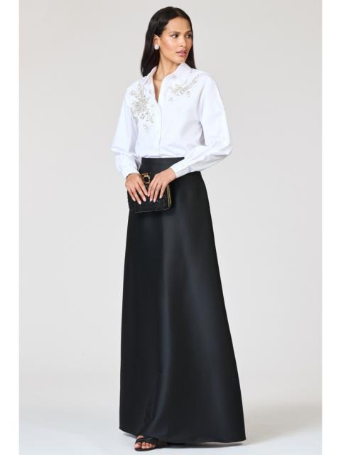 EMBELLISHED TATIA TOP - WHITE