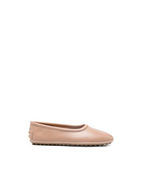 stud-detail ballet flat