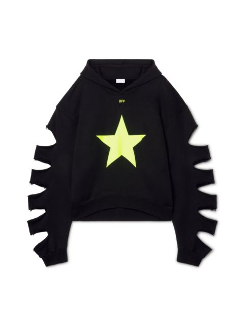 Black Star Undercut Hoodie