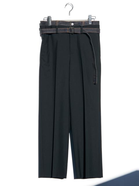 Suiting x Denim Pants