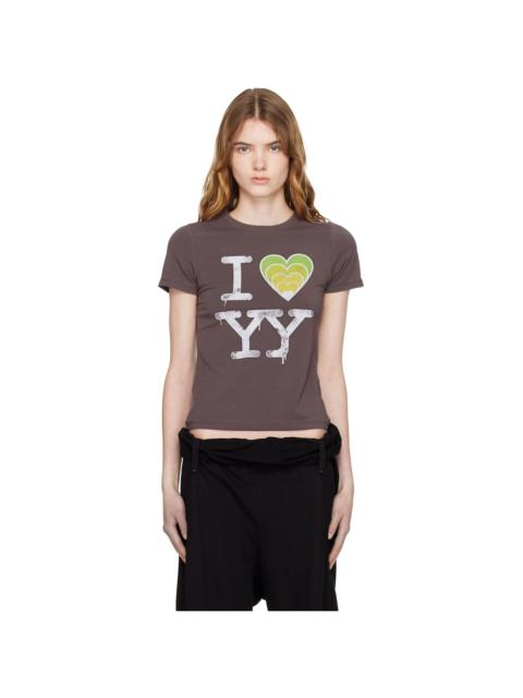 SSENSE Exclusive White 'I LOVE YY' Baby T-shirt