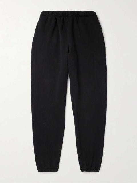 Tapered Garment-Dyed Cotton-Jersey Sweatpants
