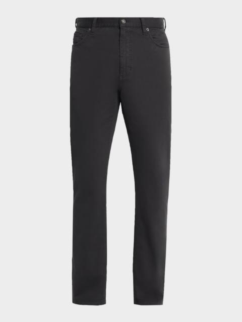 Men's Stretch Gabardine Slim Five-Pocket Pants