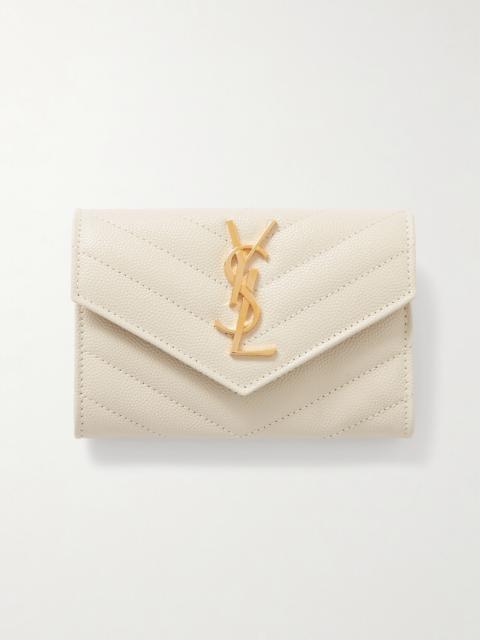 Monogramme Envelope Quilted Textured-leather Wallet
