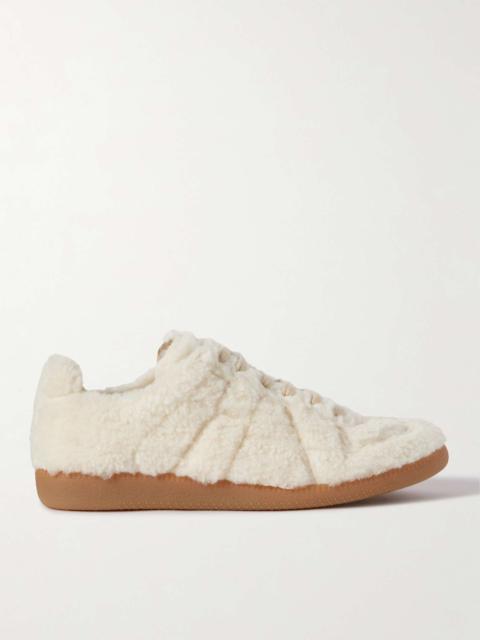 Replica Faux Shearling Sneakers