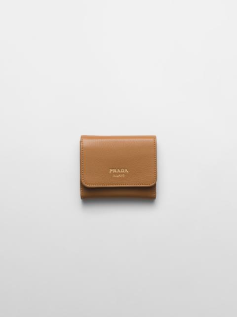 Small Saffiano leather wallet