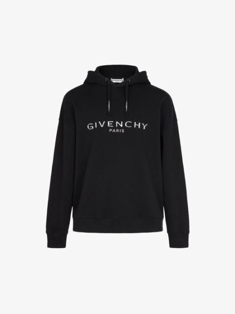 GIVENCHY PARIS EMBOSSED HOODIE