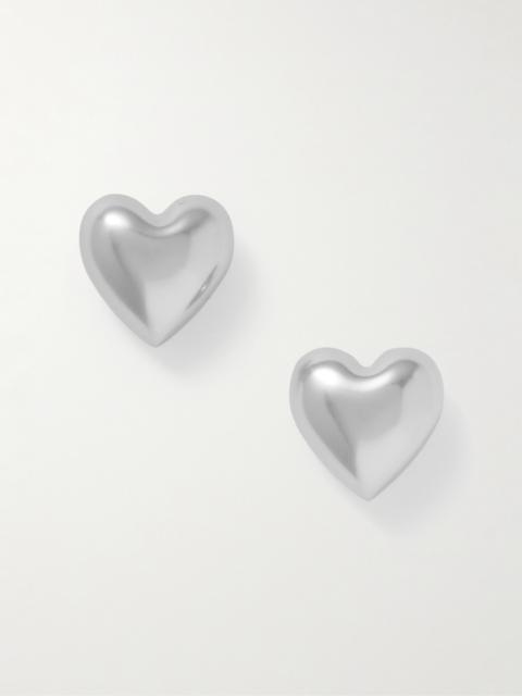 Heart & Soul Silver-tone Earrings