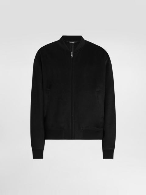 Cashmere bomber jacket