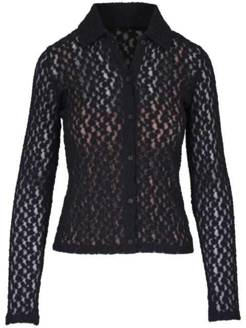 floral lace shirt