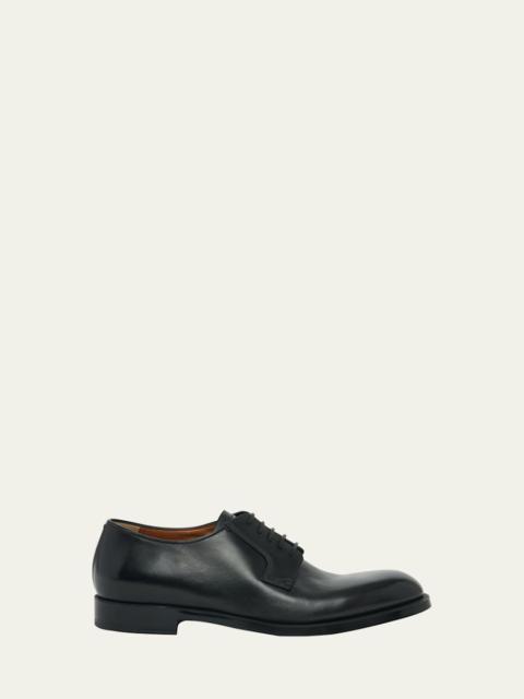 Men's Leather Lace-Up Derby Loafers