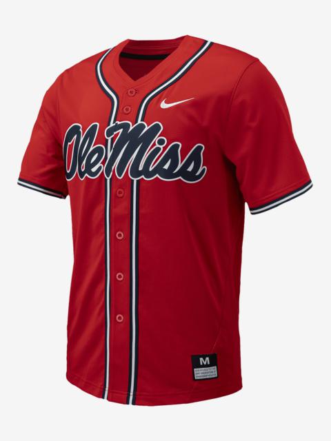 Ole Miss Nike Men's College Replica Baseball Jersey