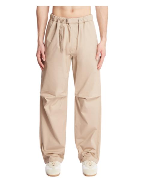 Beige Cotton Jordan Pants