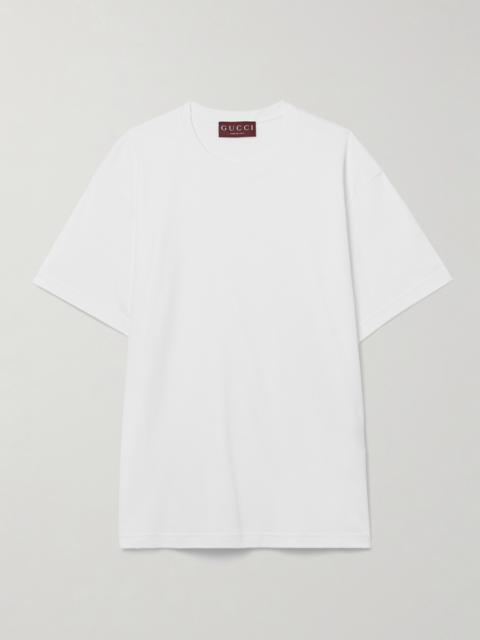 Oversized Cotton-jersey T-shirt