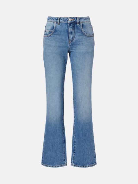 Dromie mid-rise straight jeans