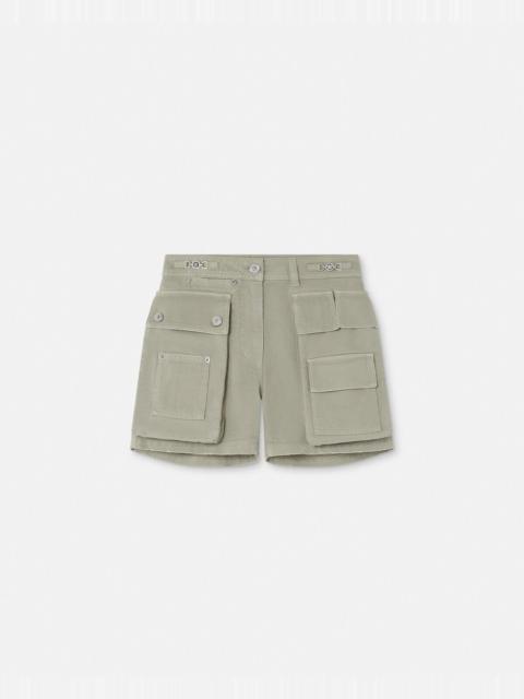 Cargo Denim Shorts