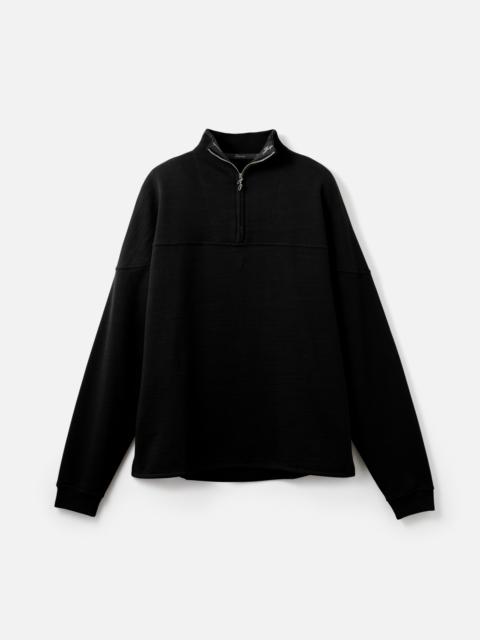 The Rond Carré zipped-rollneck sweatshirt