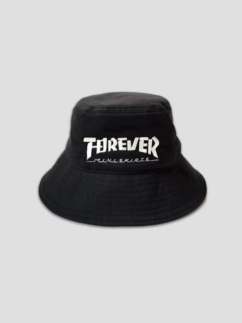 BRUSHED TWILL BUCKET HAT (LONG BRIM) - FOREVER MINI SKIRT