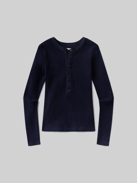 Drea Waffle Henley
In Navy