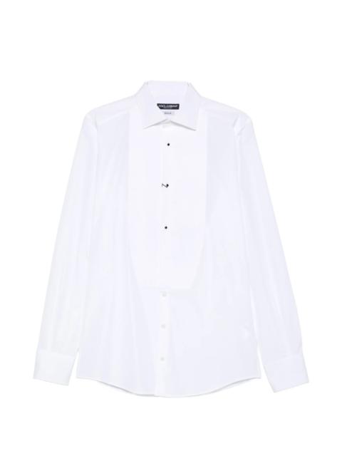Dolce & Gabbana Button Bib Shirt