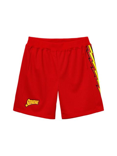 Supreme Bolt Basketball Short Red