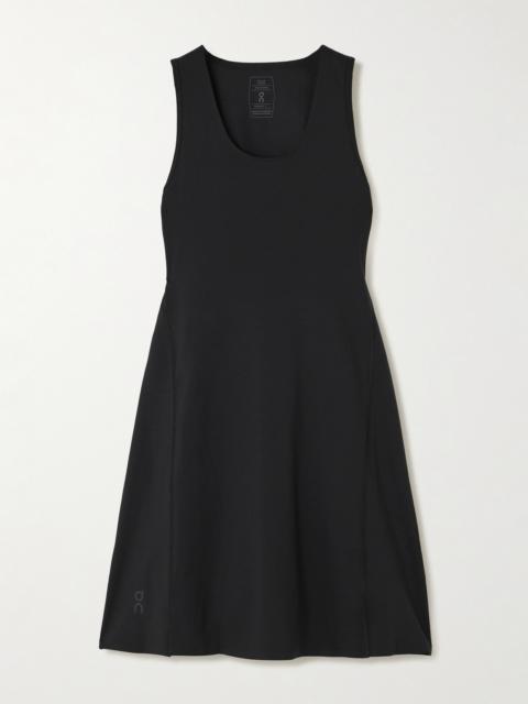 Studio Cutout Paneled Stretch-jersey Mini Dress