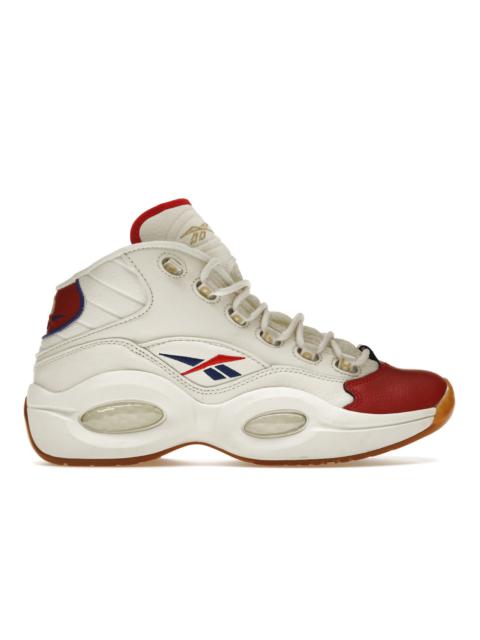Reebok Question Mid White Red Blue