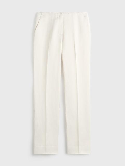 Easy raw edge trousers white