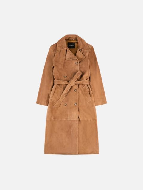 Trench Coat in suede