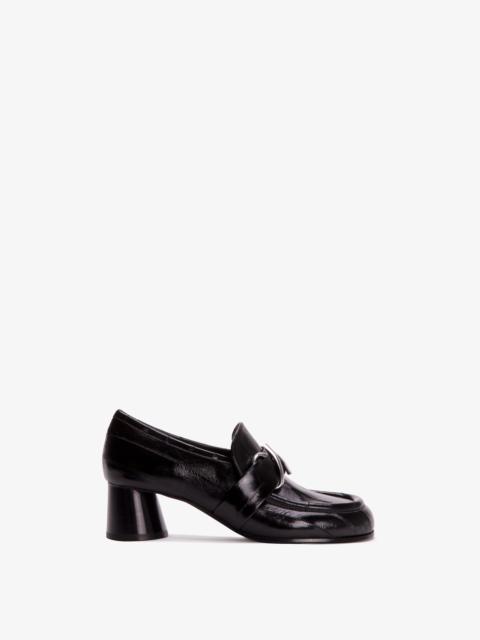 Monogram Heeled Loafers