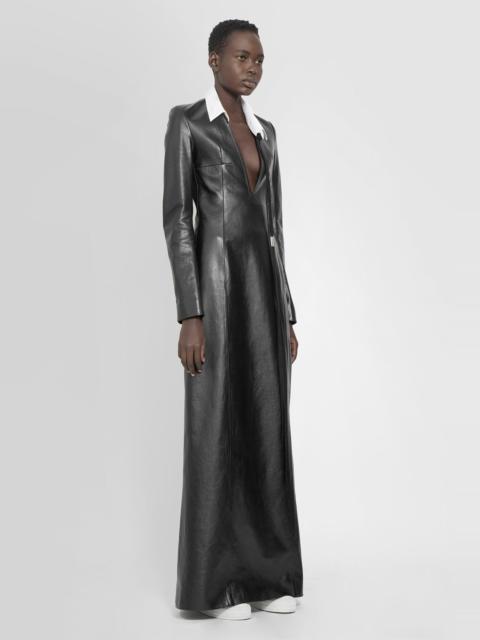 Veronica Leather Long Dress
